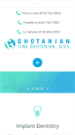 Mobile Screenshot of drtinaghotanian.com