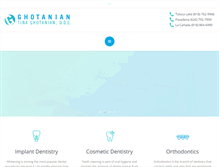 Tablet Screenshot of drtinaghotanian.com